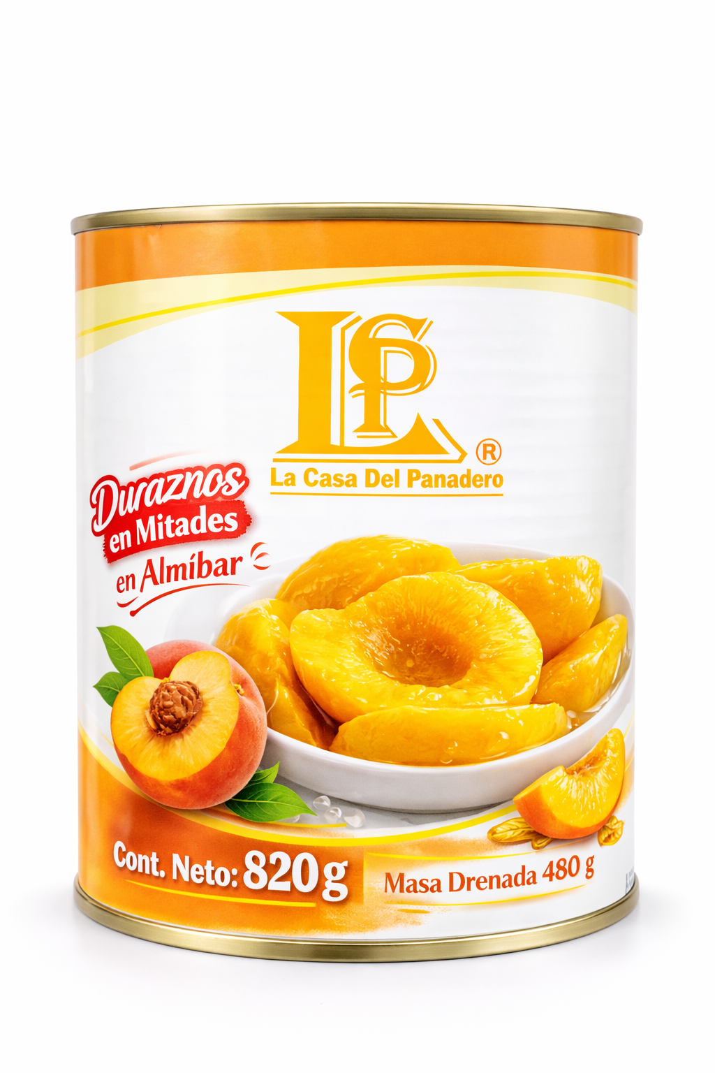 Duraznos en mitades 820gr