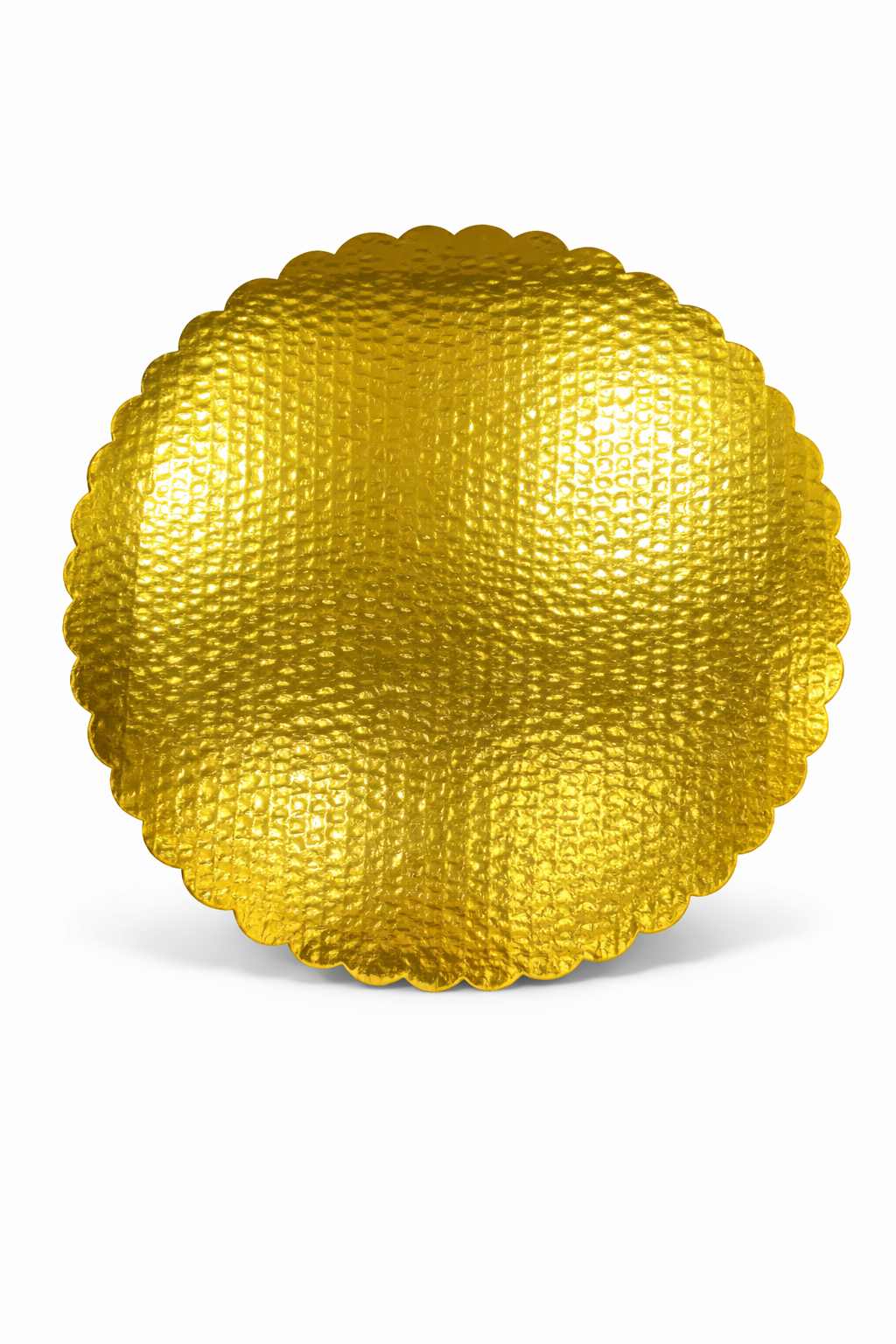 Disco dorado #8 para pastel