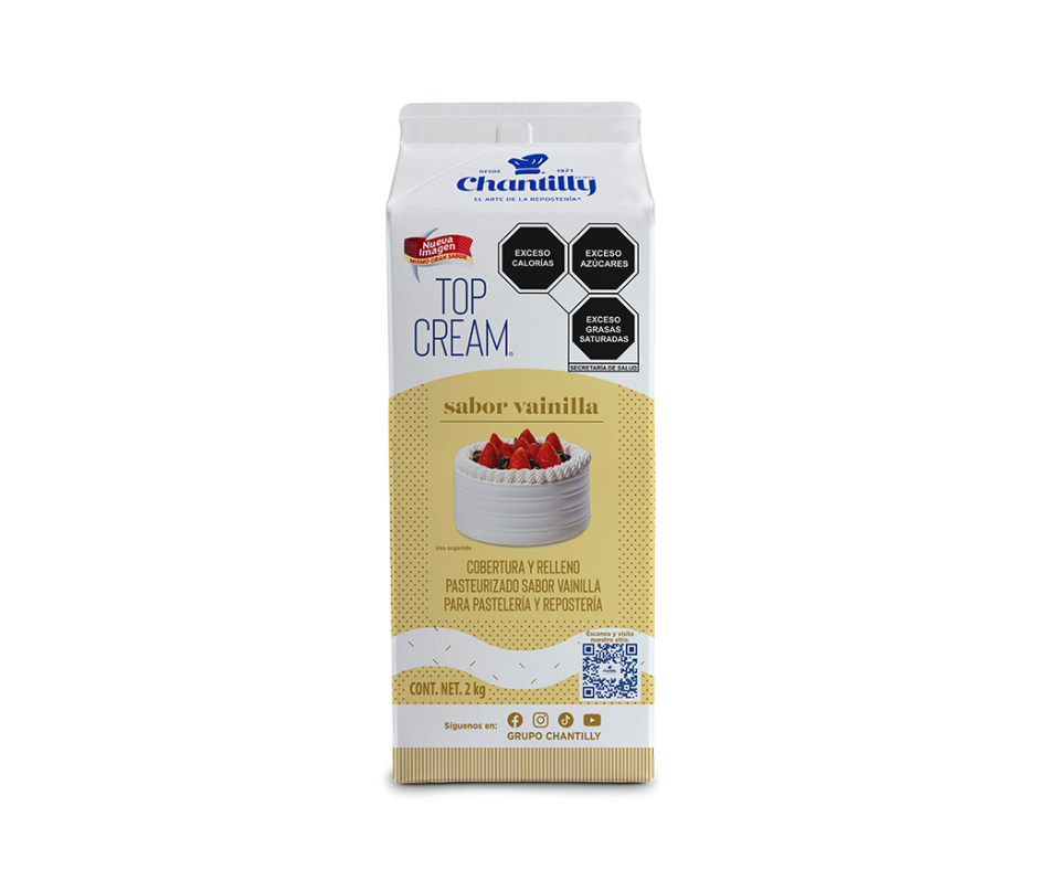 TOP CREAM ® SABOR VAINILLA